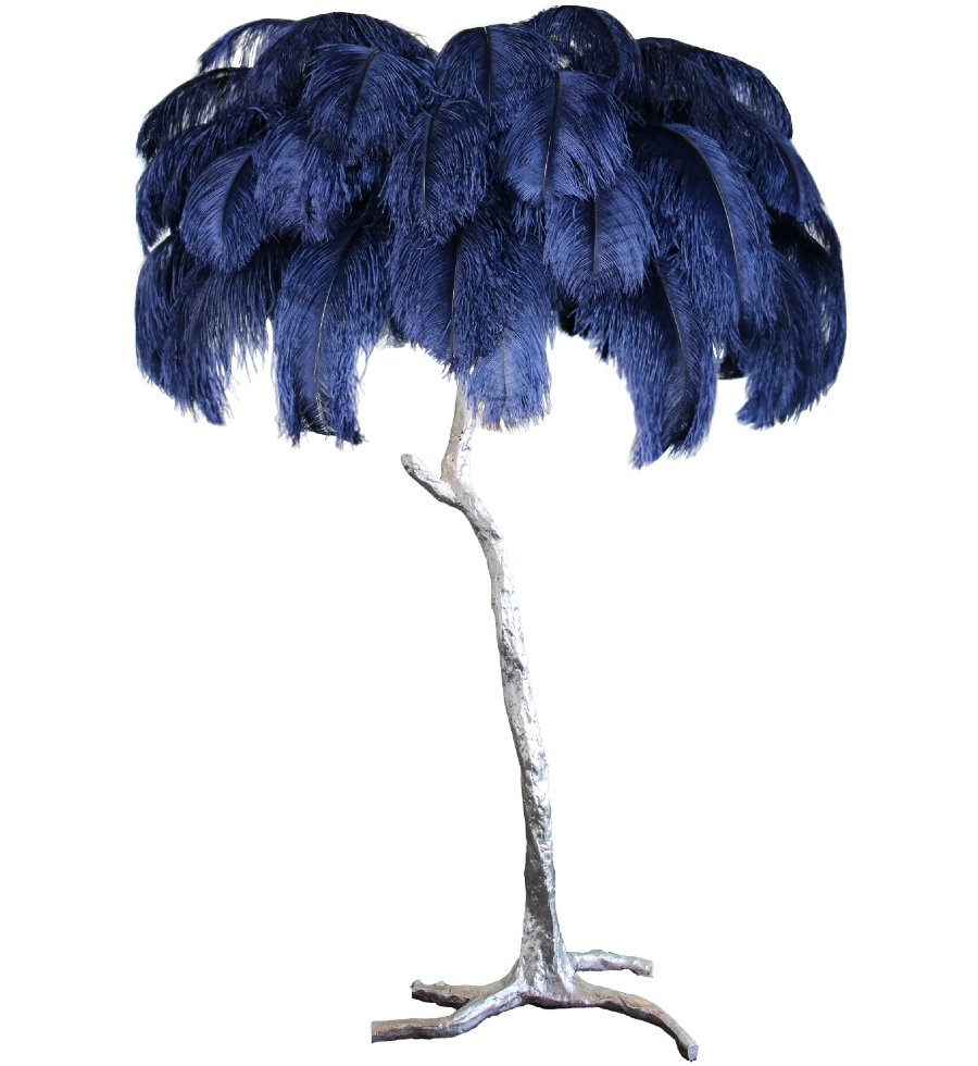 ostrich-feather-lamp-navy-silver-base-1